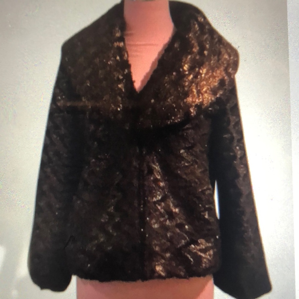 Alice and Olivia Faux fur jacket